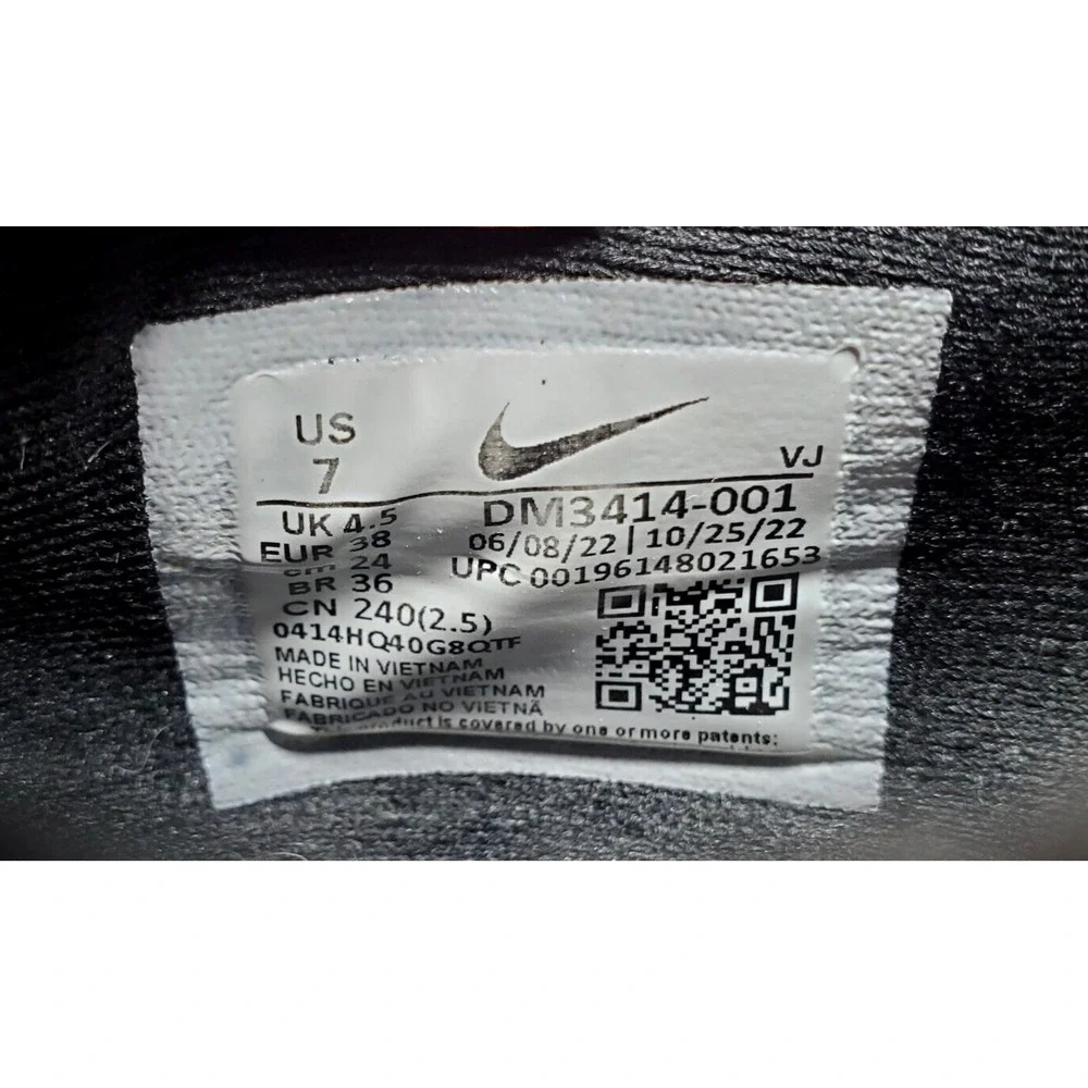 Nike‎ ZoomX Pegasus Turbo Next Nature Shoes Womens 7 Black Running Sneaker